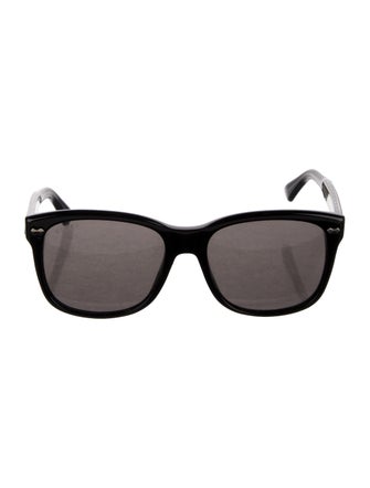 Gucci Web Accent Wayfarer Sunglasses