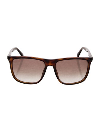 Gucci Web Accent Wayfarer Sunglasses