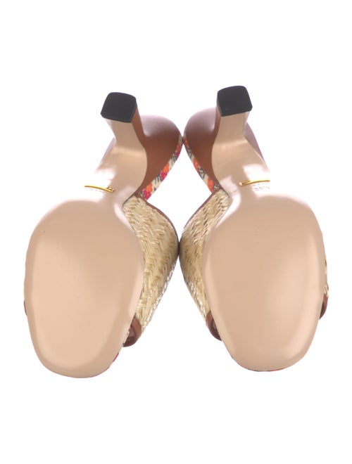 Gucci Interlocking G Logo Straw Slides