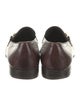 Gucci Web Accent Leather Dress Loafers
