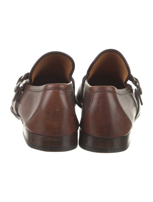 Gucci Horsebit Accent Leather Dress Loafers