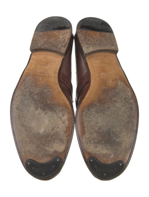 Gucci Horsebit Accent Leather Dress Loafers