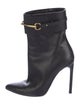 Gucci Horsebit Accent Leather Boots