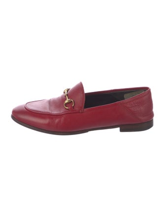 Gucci Horsebit Accent Leather Loafers