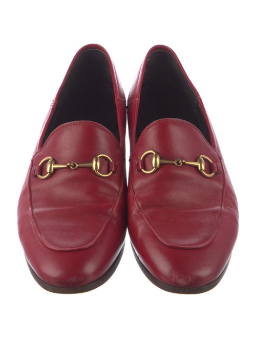Gucci Horsebit Accent Leather Loafers