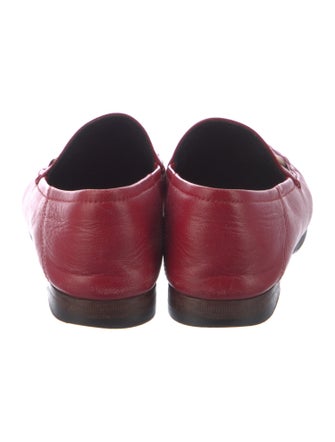 Gucci Horsebit Accent Leather Loafers