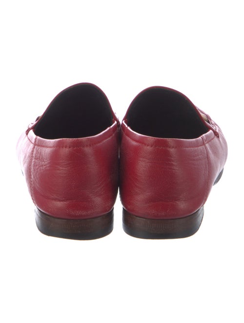Gucci Horsebit Accent Leather Loafers
