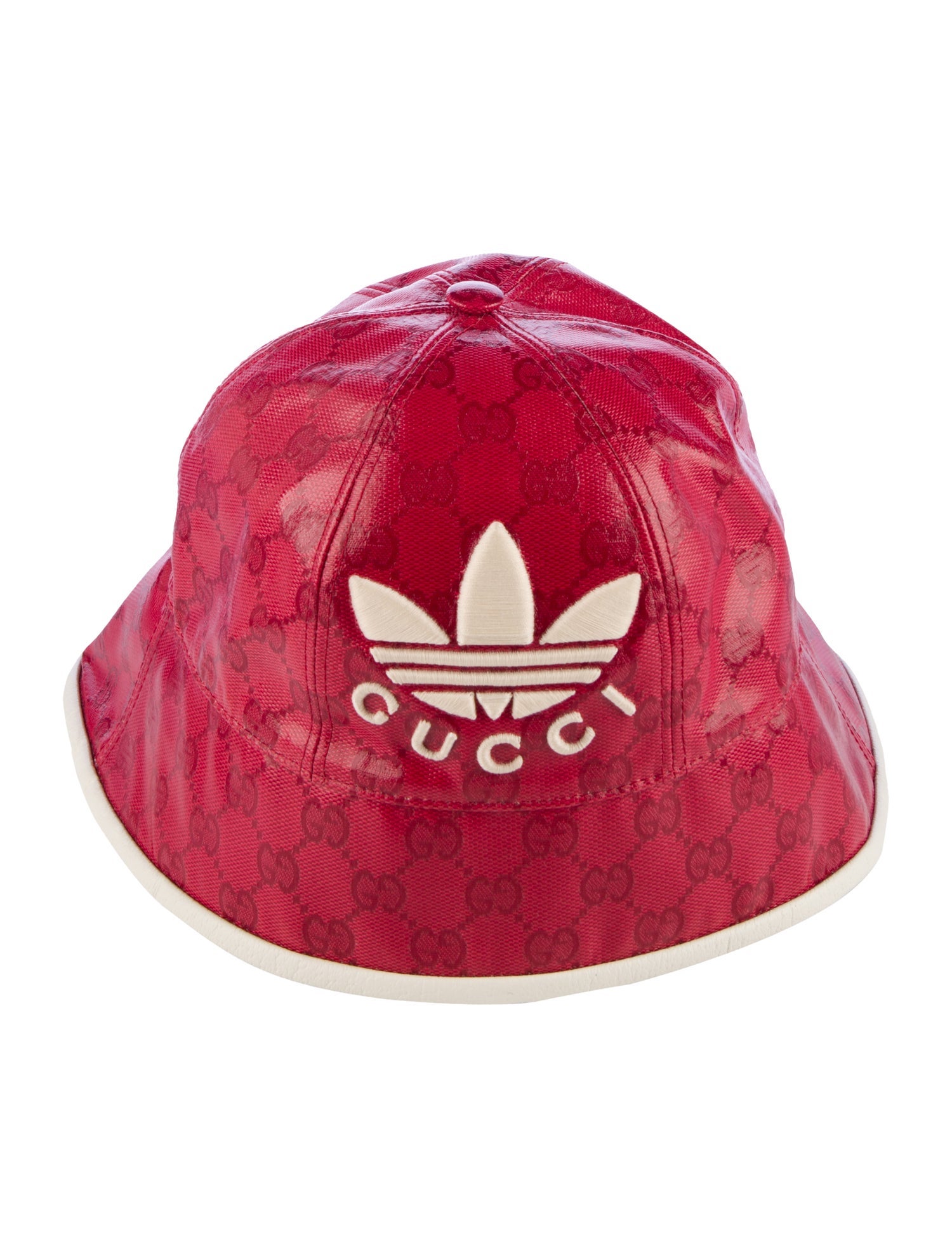 Gucci x Adidas GG Crystal Wide Brim Bucket Hat w/ Tags