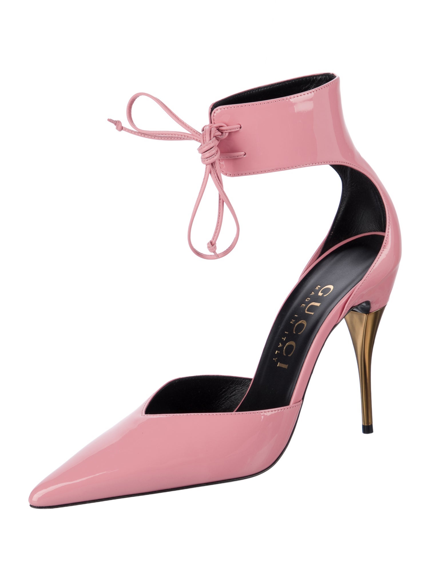 Gucci Patent Leather D'Orsay Pumps