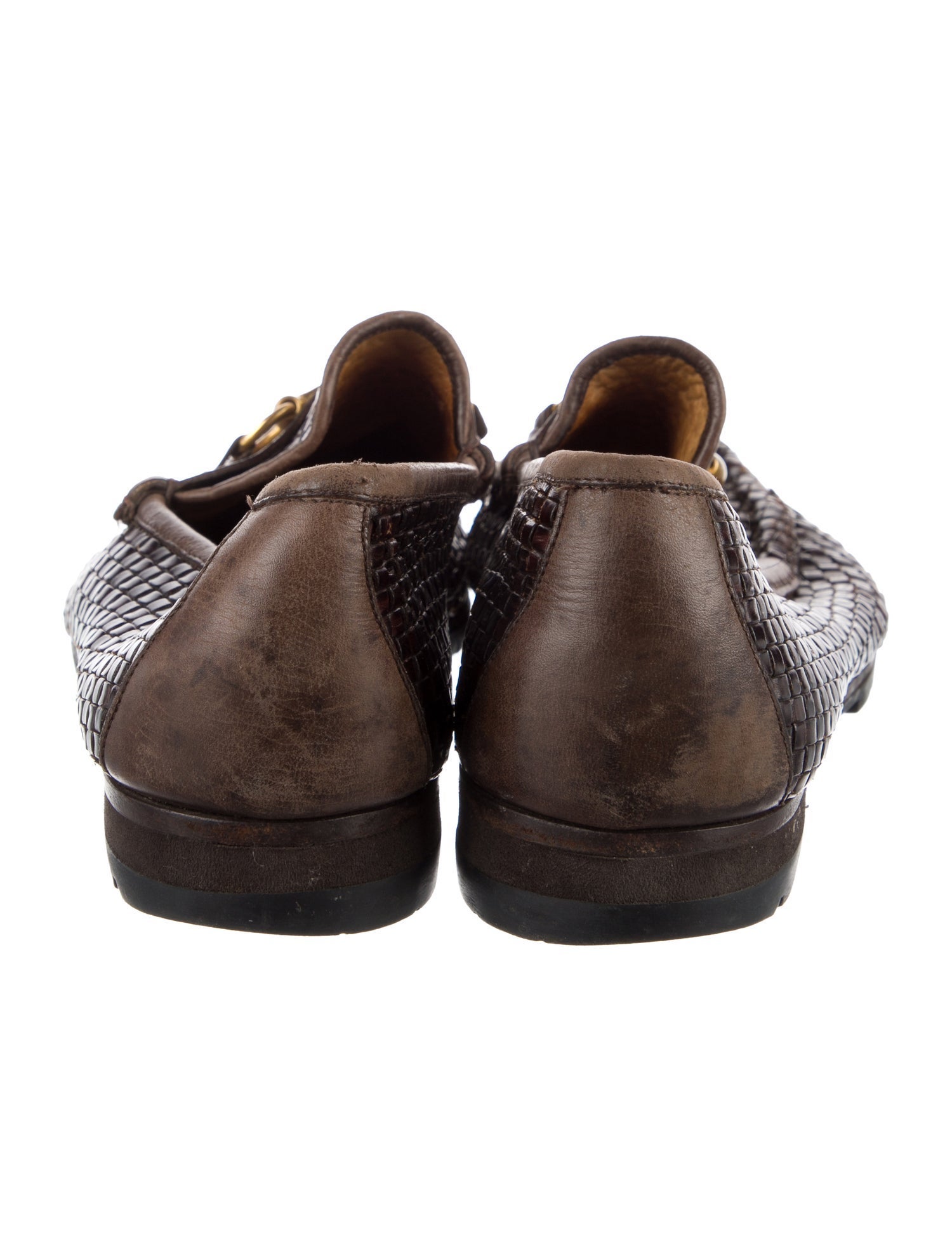 Gucci 1955 Horsebit Accent Leather Dress Loafers