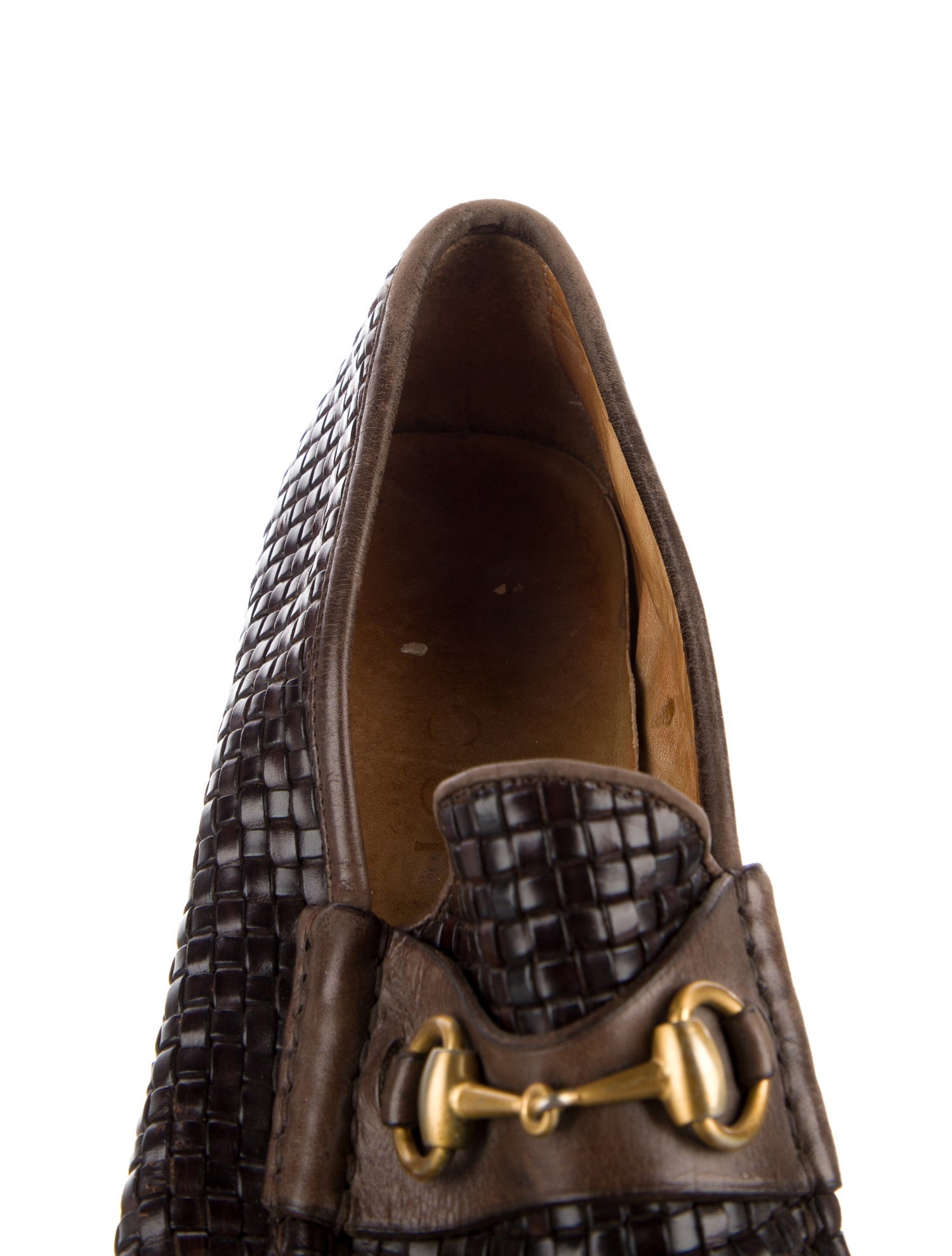 Gucci 1955 Horsebit Accent Leather Dress Loafers