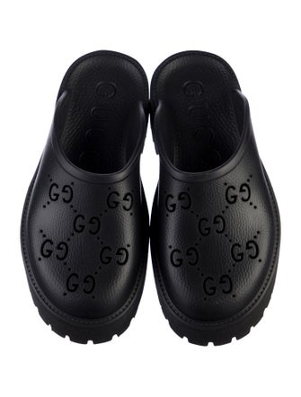 Gucci GG Logo Rubber Slides
