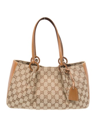 Gucci GG Canvas Top Handle Bag