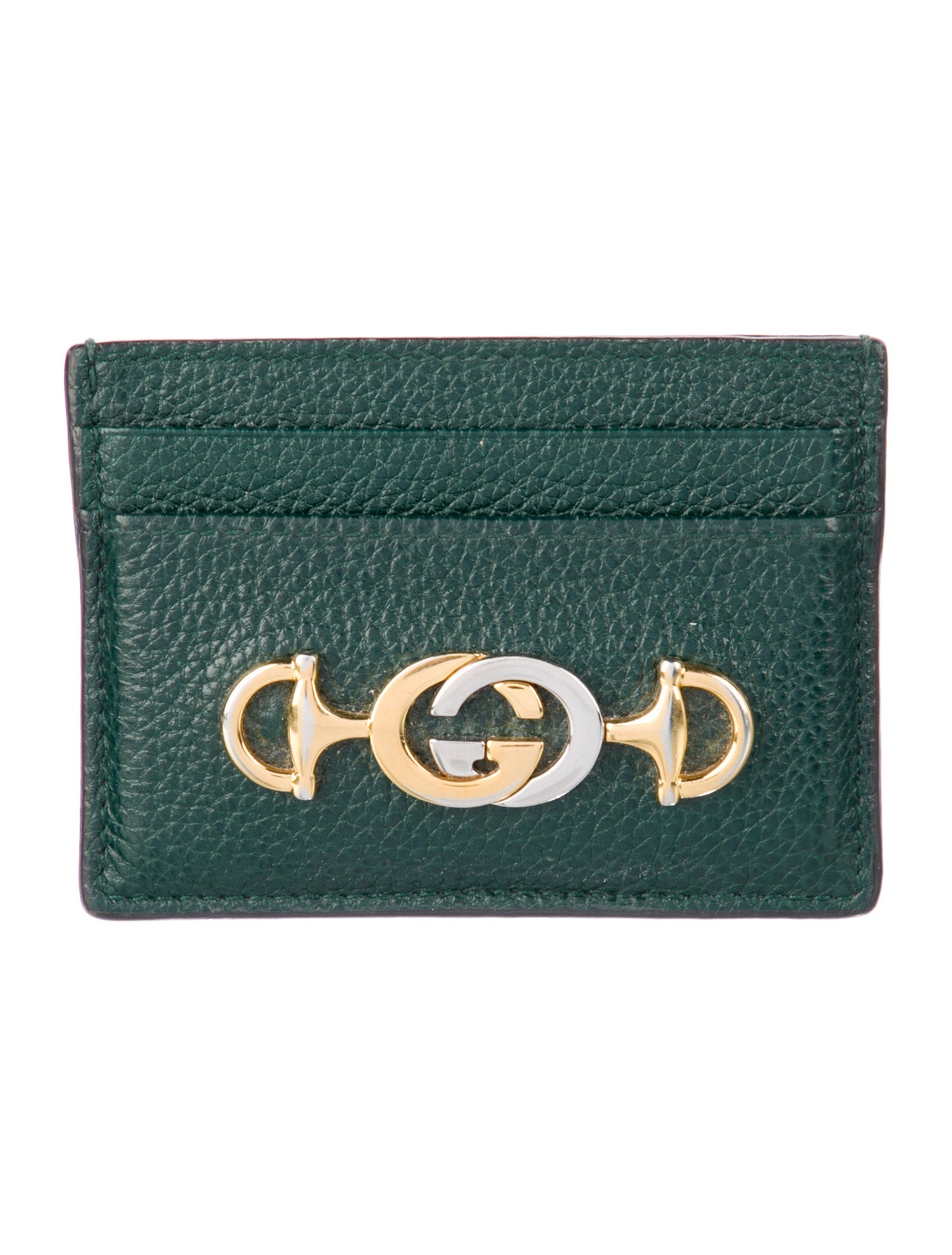 Gucci Zumi Interlocking G Horsebit Card Holder Horsebit Accent Wallet