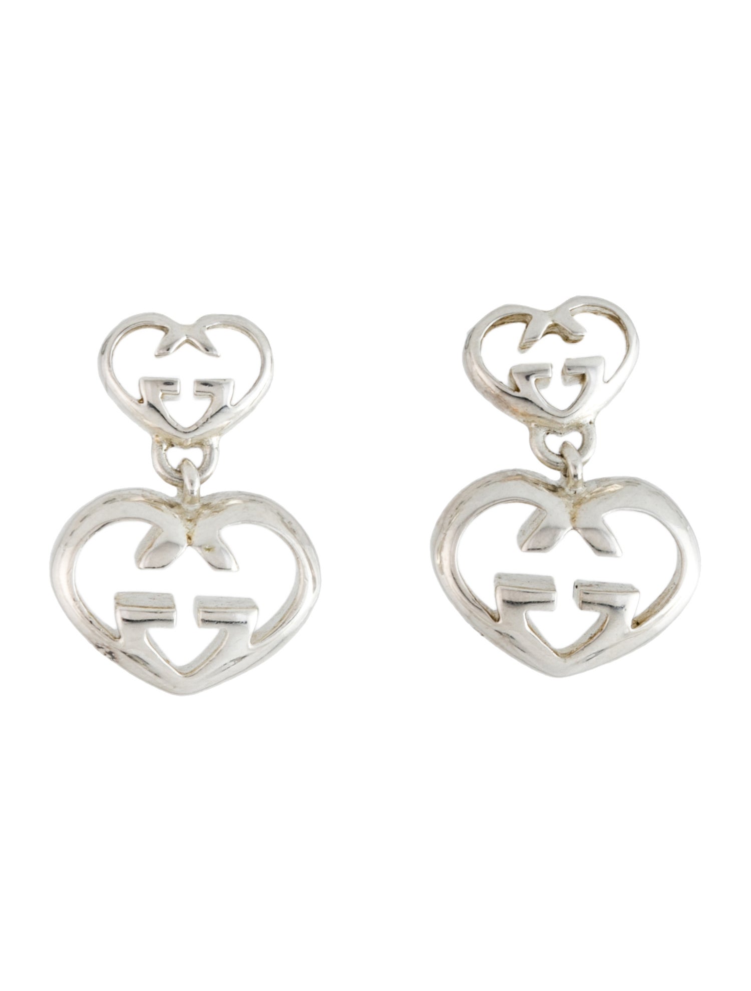 Gucci Love Britt Double G Heart Drop