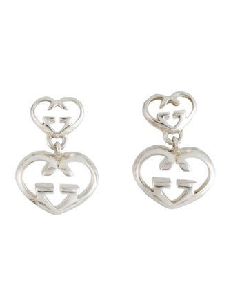 Gucci Love Britt Double G Heart Drop