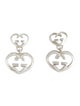 Gucci Love Britt Double G Heart Drop