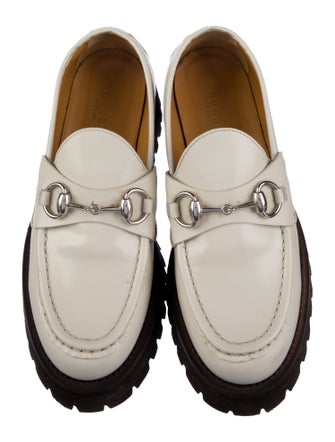 Gucci Horsebit Accent Leather Loafers