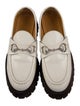 Gucci Horsebit Accent Leather Loafers