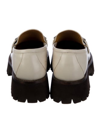 Gucci Horsebit Accent Leather Loafers