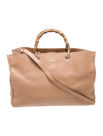 Gucci Handle Bags Bamboo Shopper