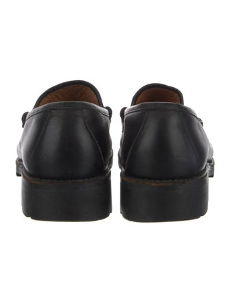 Gucci Horsebit Accent Leather Dress Loafers