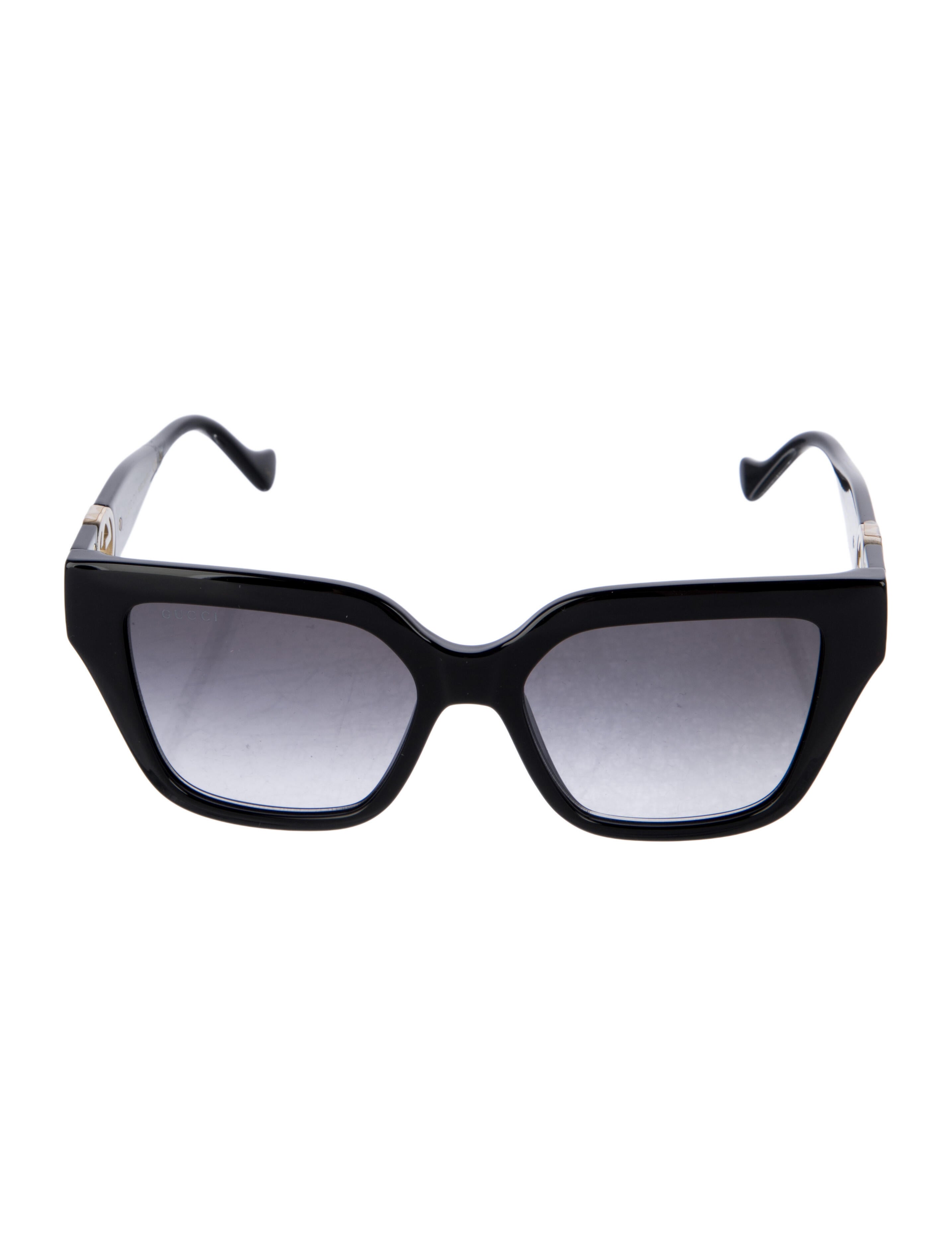 Gucci Web Accent Square Sunglasses