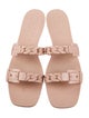 Gucci Rubber Chain-Link Accents Slides