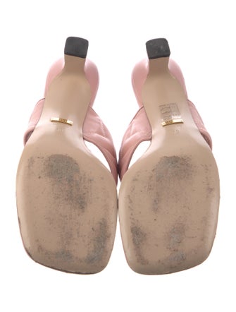 Gucci Double G Logo Leather Slides