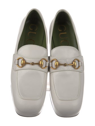 Gucci Horsebit Accent Leather Loafers