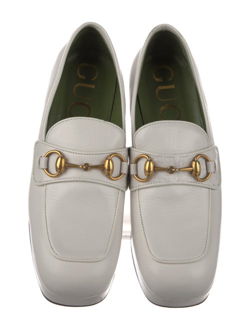 Gucci Horsebit Accent Leather Loafers
