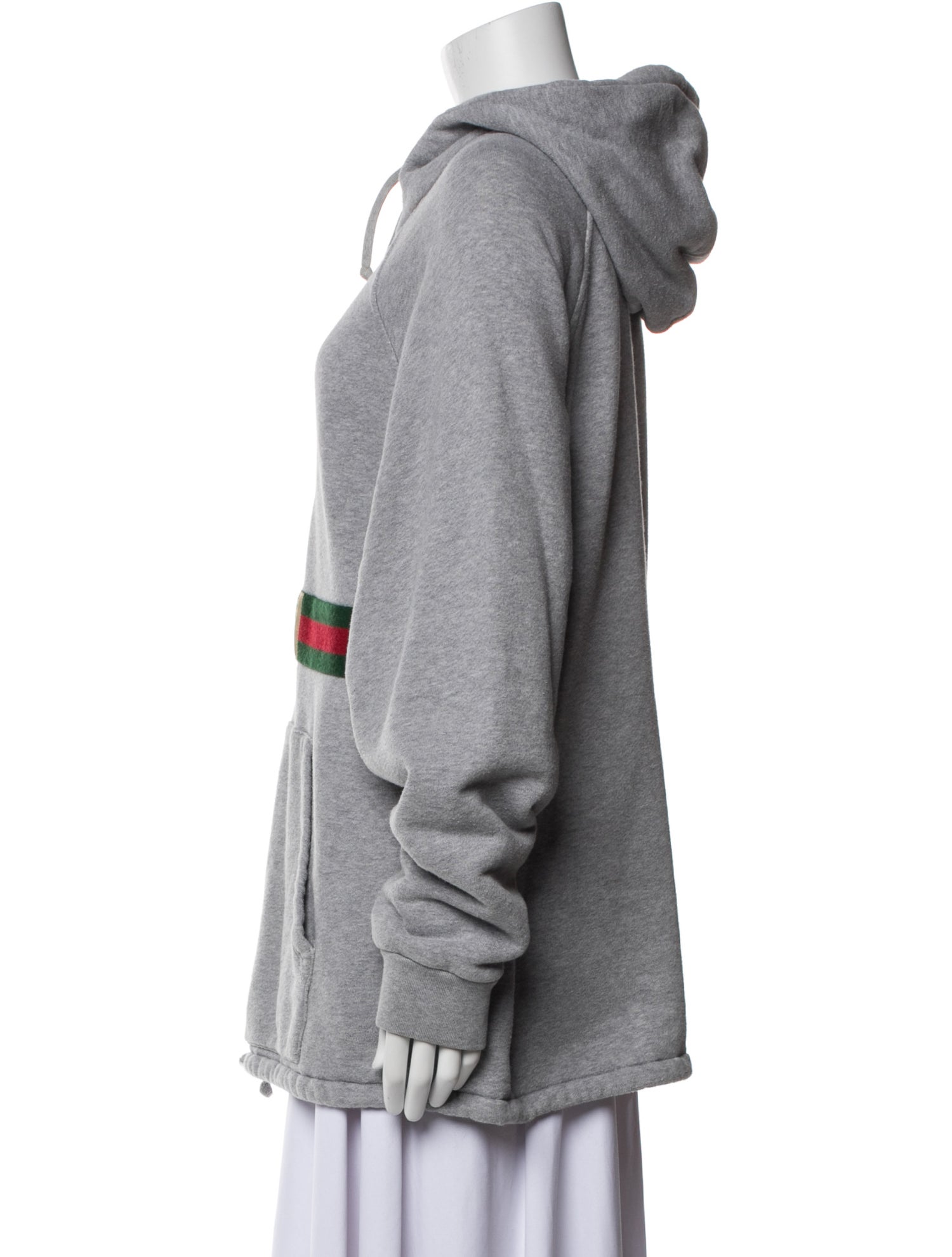 Gucci Web Accent Crew Neck Hoodie