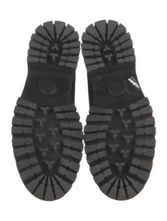 Gucci Horsebit Accent Suede Lace-Up Boots