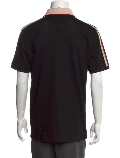 Gucci Web Accent Collar Polo Shirt