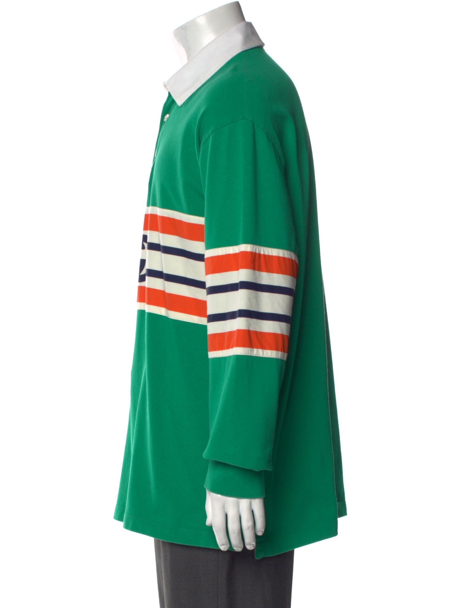 Gucci Interlocking G Logo Collar Polo Shirt