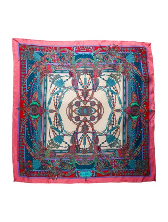 Gucci Silk Printed Scarf