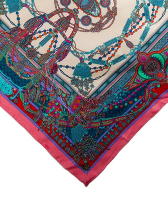 Gucci Silk Printed Scarf