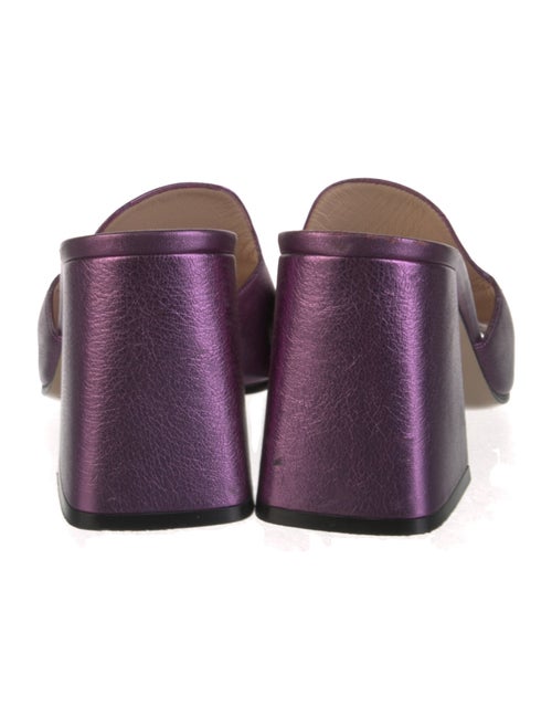 Gucci Horsebit Accent Leather Slides