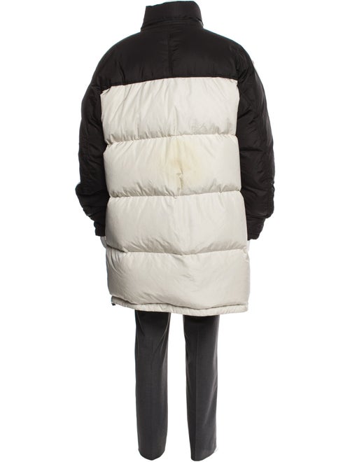 Gucci 2018 Colorblock Pattern Puffer Coat