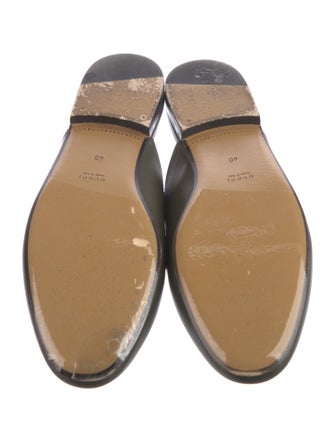 Gucci Horsebit Accent Leather Mules