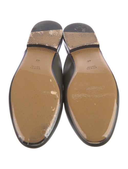 Gucci Horsebit Accent Leather Mules