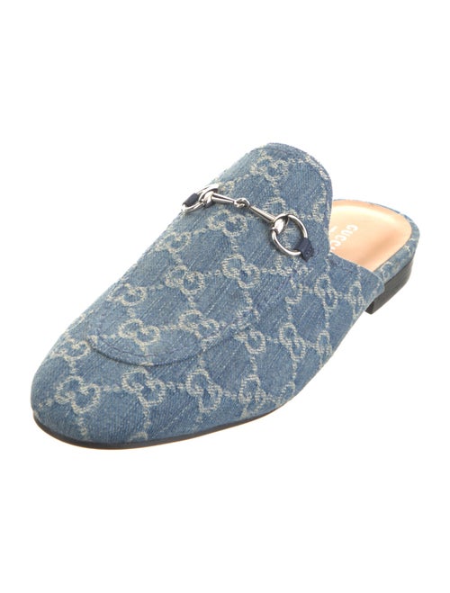 Gucci GG Denim Denim Mules