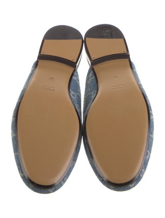 Gucci GG Denim Denim Mules