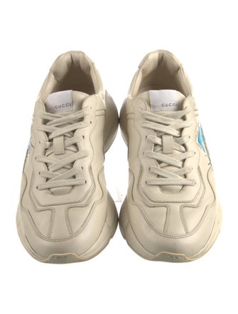Gucci Leather Printed Sneakers
