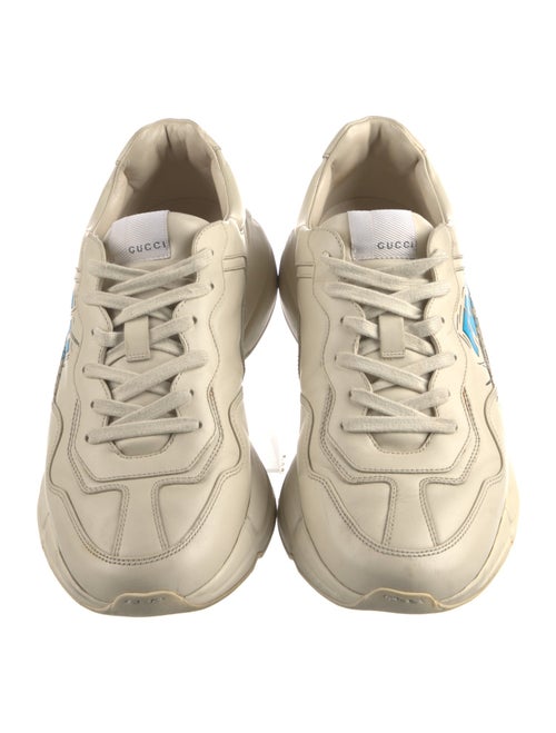 Gucci Leather Printed Sneakers