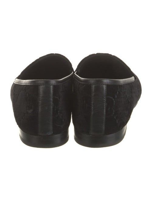 Gucci Horsebit Accent Velvet Loafers