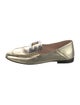 Gucci Patent Leather Crystal Embellishments Loafers