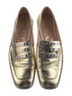 Gucci Patent Leather Crystal Embellishments Loafers