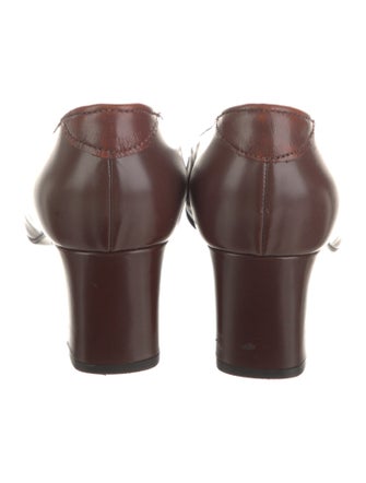 Gucci Horsebit Accent Leather Pumps