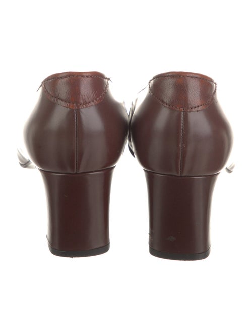 Gucci Horsebit Accent Leather Pumps